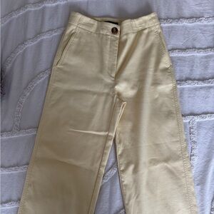 Ann Taylor Butter Yellow Pants